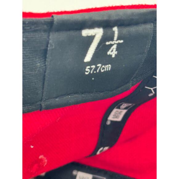 Washington Nationals Red Fitted Hat w/ White Stars Size 7 1/4 - Picture 12 of 12